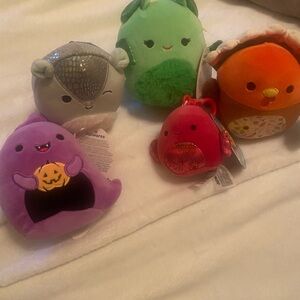 5 NEW SQUISHMALIOS Assorted Plush Toys for Small Pets